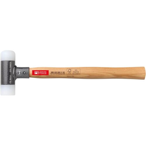 Kladivo s měkkým čelem s dřevěnou násadou bez zpětného rázu, 40 mm PB Swiss Tools PB 300.5