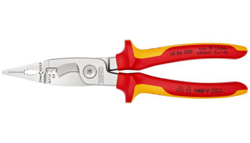 Kleště elektroinstalační 200 mm, izolované 1000 V, Knipex 1386200 Kleště elektroinstalační 200 mm, izolované 1000 V, Knipex 1386200