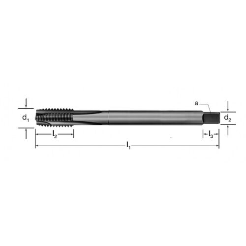 Závitník strojní DIN 376/B, 135110 M20 6H HSS-Co/OX, Inox