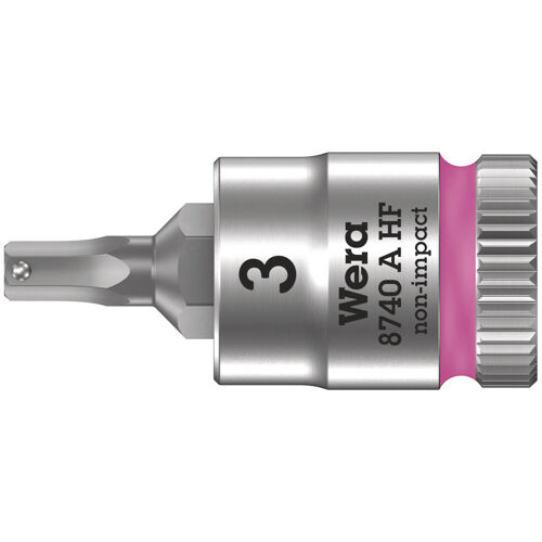 Šroubováková hlavice 1/4", vnitřní šestihran s přidržovací funkcí, 3x28 mm Wera 003332