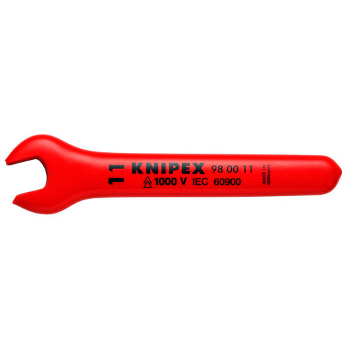 Klíč jednostranný otevřený, 11 mm, izolovaný 1000 V, Knipex 980011