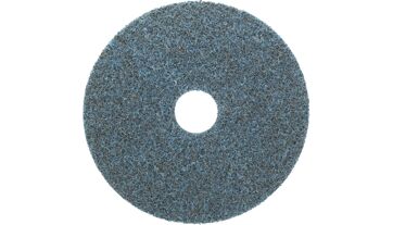 Brusný kotoučový výsek na suchý zip, plsť 115mm, jemná zrnitost, modrý FORMAT
