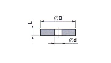 Brusný kotouč 41371-7259.09; T1 200×20×32, 96A 36 P 3 V C40 (1)
