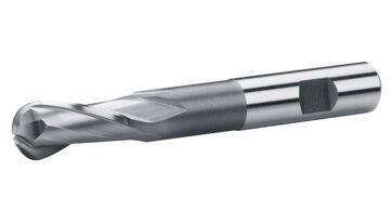 Fréza kopírovací R=1/2D 16x32x123, Z2, DIN , HSSCo8 Fréza kopírovací R=1/2D 16x32x123, Z2, DIN , HSSCo8