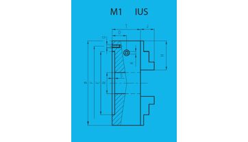 Sklíčidlo univerzální ČSN 243801, TOS IUS 125/3-1M1 (123110) (2)