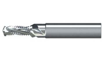 Tříbřitá vrtací závitová fréza M16x2 1,5xD IK TiCN, VHM, BGF3, JBO
