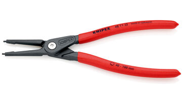Kleště na pojistné kroužky, pro otvory 40-100 mm, rovné hroty, Knipex 4811J3 (1)