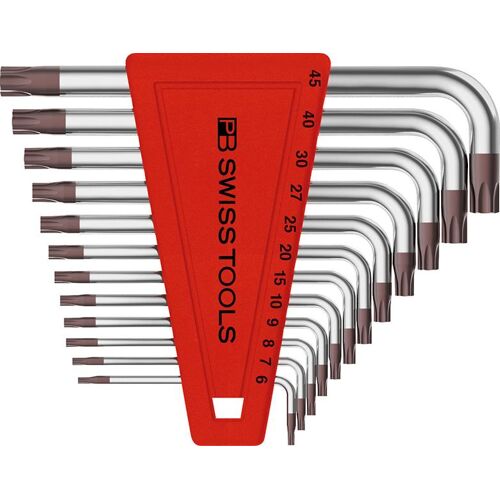Sada imbusových klíčů 12 ks T6-T45 PB Swiss Tools, PB 410.H 6-45