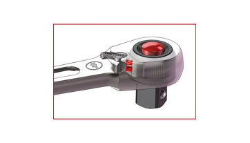Přepínací ráčna 1/2" SlimPOWER, 72 zubů (4)