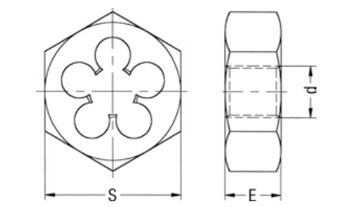 Šestihranné závitové očko M27x2 6g, pravý závit, HSS, DIN 382, JBO (1)