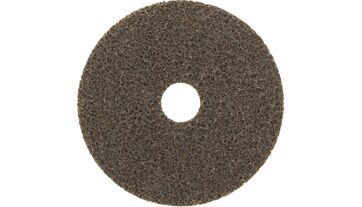 Brusný kotouč na suchý zip plstěný, 125 mm, hrubý, hnědý FORMAT