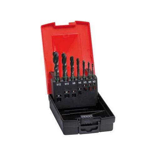 Sada strojních závitníků DIN371/376 HSS-Co5 TiN tvar C M3-M12 FORMAT