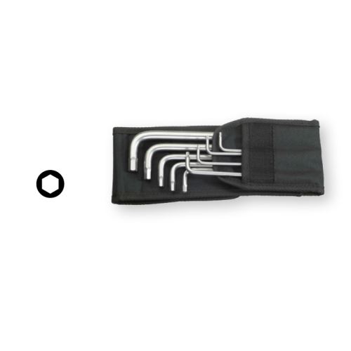 Sada zástrčných úhlových klíčů imbus, palcová, nerezová ocel, 9-dílná, WERA, 022721