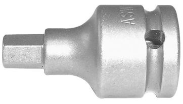 Silová za tepla kovaná šroubováková hlavice 1/2" vnitřní šestihran 6 mm ASW 1000072502