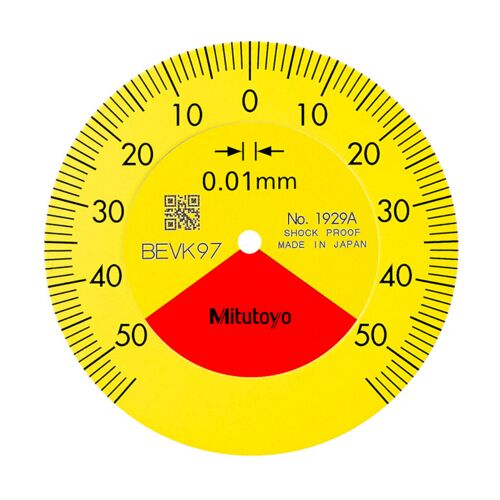 Úchylkoměr číselníkový analogový  0,1/0,01mm, IP52 (MITU-1929AB-62)