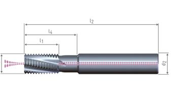 Závitová fréza pro více průměrů D10x16xPG20 IK, VHM, GFM, JBO (1)