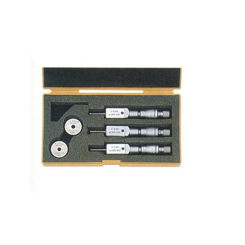 Sada dutinoměrů třídotekových analogových 3-6 mm, 2bodové měření (MITU-368-907)