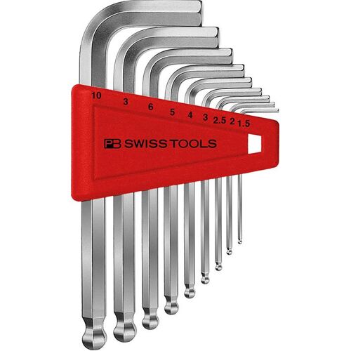Sada imbusových klíčů 9 ks 1,5-10mm Kul.hlava PB Swiss Tools, PB 212.H-10