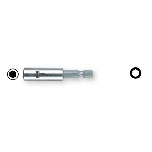 1/4´´ Univerzální držák magnetický E6,3K/50mm, zajišťovací kroužek, 899 WERA, 053457