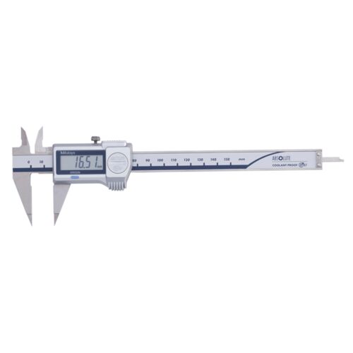 Posuvné měřítko digitální 0-150 mm, špičaté čelisti, výstup dat, IP67, (MITU-573-622-20)