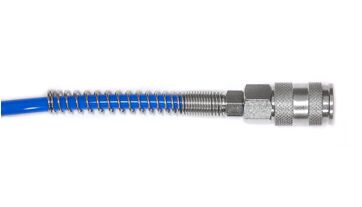 Profi spirálová PU hadice 7,5 m,  6,5/10 mm, s rychlospojkou (2)