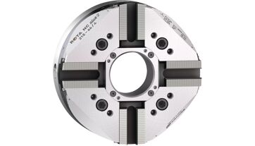 Standardní silové sklíčidlo s průchozím otvorem ROTA NC plus 2 215-66/4 Z170-SV90° Standardní silové sklíčidlo s průchozím otvorem ROTA NC plus 2 215-66/4 Z170-SV90°