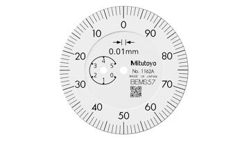 Úchylkoměr číselníkový analogový s očkem 5/0,01mm, ISO (MITU-1162A)