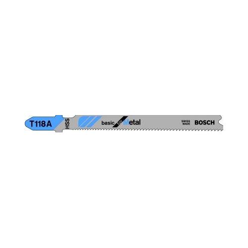 List pro pilu děrovku T 118 A Bosch, balení 5 ks Basic for Metal 2608631013