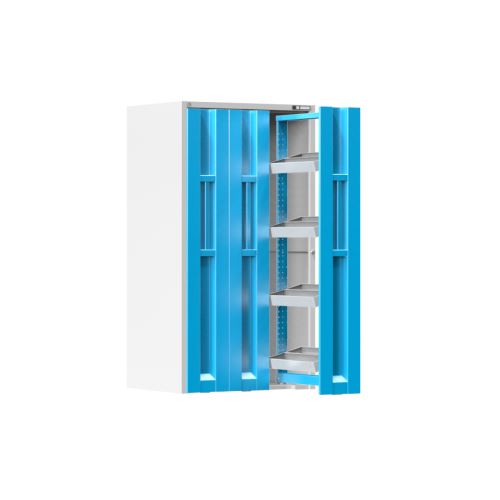 Vertikální skříň s výsuvnými dveřmi