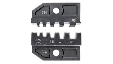 Lisovací profil pro izolované + neizolované koncové dutinky, Knipex 974908 Lisovací profil pro izolované + neizolované koncové dutinky, Knipex 974908