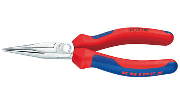 Kleště Langback s dlouhými půlkulatými čelistmi 190 mm, Knipex 3025190