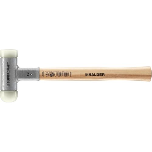 Kladivo s měkkým čelemSUPERCRAFT 40mm s 1 zaobl. hlavou  HALDER, 3366.240