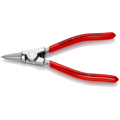 Kleště na pojistné kroužky, pro hřídele 3-10 mm, rovné hroty 140 mm, Knipex 4613A0