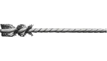 Mikro kartáč na trubky Inox průměr 25x25/90 mm, S 3,8 mm Lessmann 565.542.50