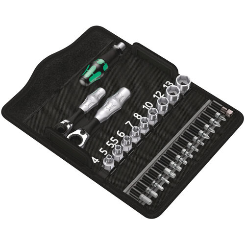 Sada nástrčné klíče Kraftform Kompakt Zyklop Mini 2 in Textil-Box Wera 135918