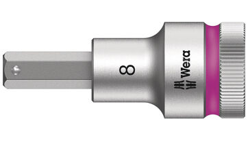 Šroubováková hlavice 1/2", vnitřní šestihran s přidržovací funkcí, 8x60 mm Wera 003824 Šroubováková hlavice 1/2", vnitřní šestihran s přidržovací funkcí, 8x60 mm Wera 003824