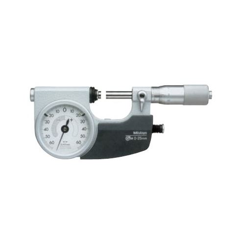 Mikrometr třmenový analogový s úchylkoměrem 50-75/0,001 mm, IP54 (MITU-510-123)