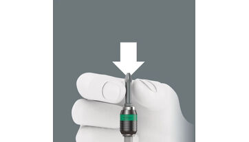 Univerzální držák na bity Rapidaptor 1/4" pro bity 1/4" magnet 75 mm Wera 052503 (4)