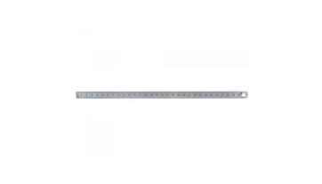 Měřítko ocelové ohebné 1500mm - INOX, laserový popis PN 25 1124