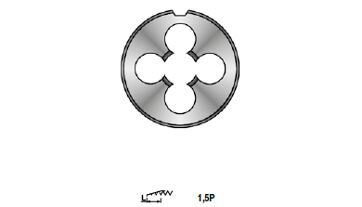 Závitové očko ČSN 223212 G 3/8" A HSS LH (252380)