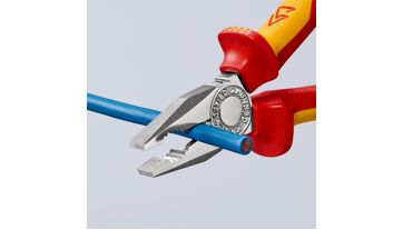 Kleště kombinované 180 mm, izolované 1000 V, Knipex 0306180T (3)