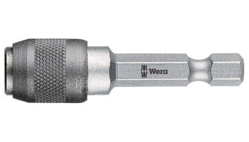 Rychlovýměnný držák na bity 1/4" 1/4"-6-hran 51mm Wera 053522 Rychlovýměnný držák na bity 1/4" 1/4"-6-hran 51mm Wera 053522