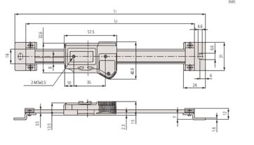 Pravítko lineární vodorovné 0-100/0,03mm, IP66, výstup dat (MITU-572-600) (1)
