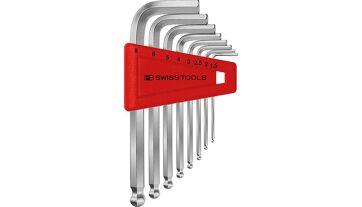 Sada imbusových klíčů 8 ks 1,5-8mm Kul.hlava PB Swiss Tools, PB 212.H-8