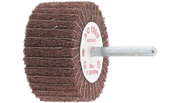 Kombinovaný lamelový brusný kotouč průměr stopky 6 mm 50 x 20 mm A/O 60 střední FORMAT Kombinovaný lamelový brusný kotouč průměr stopky 6 mm 50 x 20 mm A/O 60 střední FORMAT