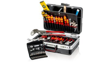 Kufřík na nářadí pro sanitární oblast 52dílný, Knipex 002121HKS Kufřík na nářadí pro sanitární oblast 52dílný, Knipex 002121HKS