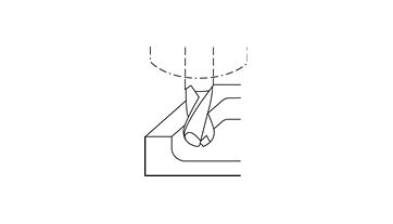 Fréza kopírovací R=1/2D 16x32x123, Z2, DIN , HSSCo8 (2)