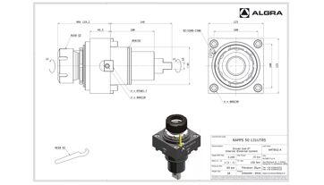 Poháněný nástroj axiální 0° ER50 BMT85 Tenon (1)