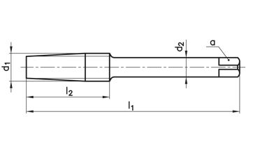 Závitník maticový DIN 357 M3 6H HSS (5000) (1)