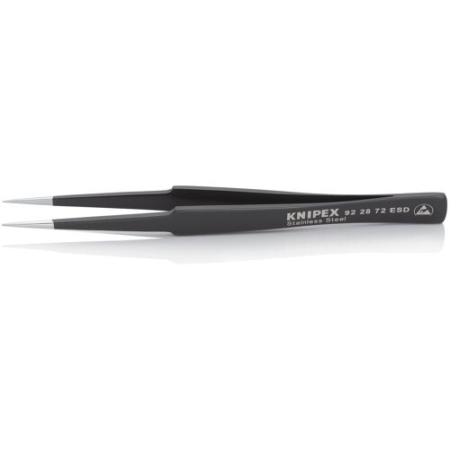 Pinzeta precizní, rovné špice ESD, Knipex 922872ESD